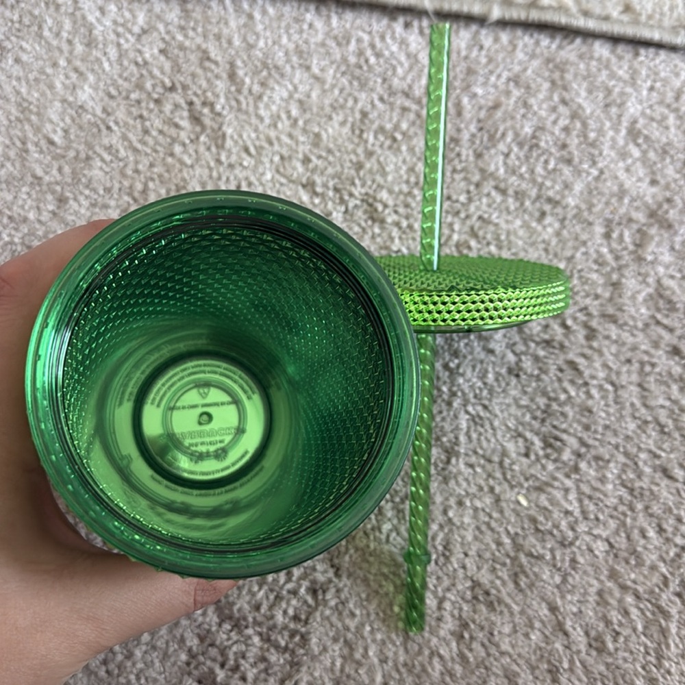 NEW- Starbucks Studded Green Grande Drink Tumbler - Picture 7 of 7